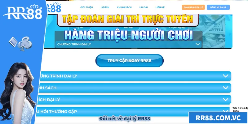 Đại Lý RR88 – Cơ Hội Hợp Tác Sinh Lợi Hấp Dẫn 2025 Đôi nét về đại lý RR88