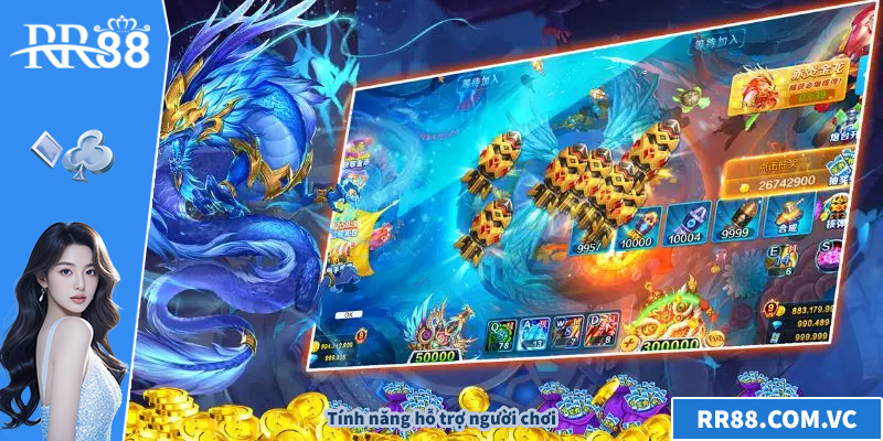 Bắn Cá Long Vương – Trải Nghiệm Thú Vị Tại RR88 Tính năng hỗ trợ người chơi