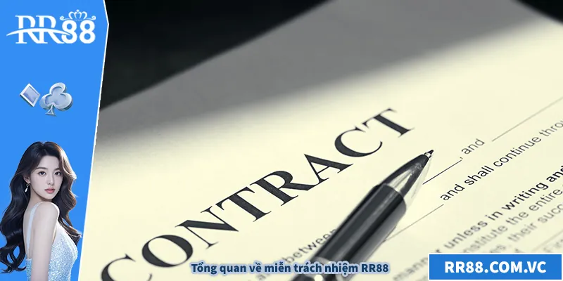 Miễn Trách Nhiệm RR88 - Hướng Dẫn An Toàn Cho Người Chơi Tổng quan về miễn trách nhiệm RR88